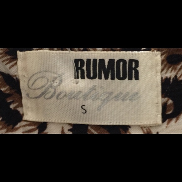 NWT Rumor Boutique Animal Print Fit & Flare Mini Skirt - Picture 5 of 6